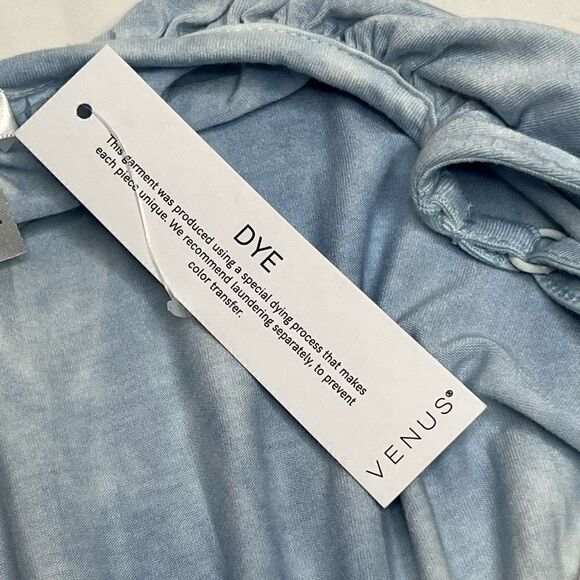 Venus NWT tie dyed tassle tie romper size 2X - Picture 9 of 11